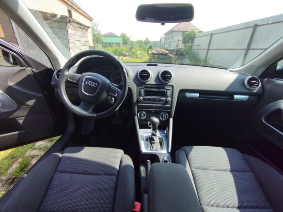 2009 Audi A3 II (8P) Рестайлинг 2, чёрный, 750000 рублей - вид 3