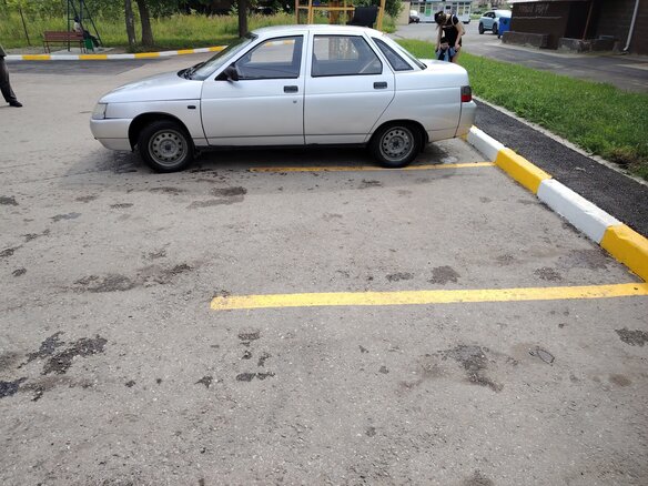2002 Lada (ВАЗ) 2110, серебристый, 95000 рублей - вид 4