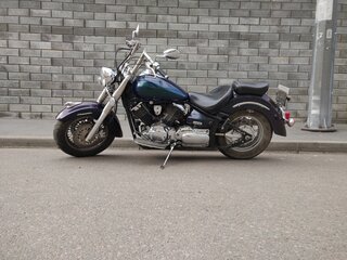 2003 Yamaha XVS1100, зелёный, 410000 рублей, вид 5