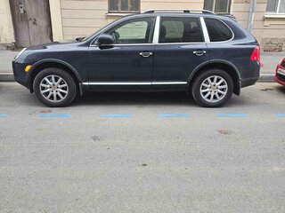 2003 Porsche Cayenne S I (955), синий, 900000 рублей, вид 1