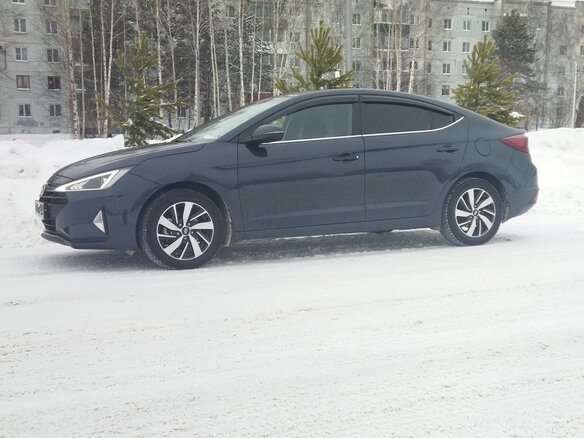 2019 Hyundai Elantra VI (AD) Рестайлинг, синий, 1835000 рублей - вид 10
