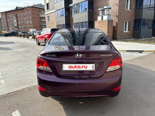 2012 Hyundai Solaris I, фиолетовый, 898000 рублей, вид 3