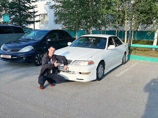 1996 Toyota Mark II VIII (X100), белый, 590555 рублей, вид 2