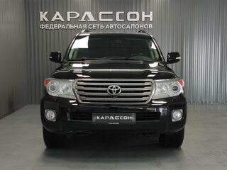2014 Toyota Land Cruiser 200 Series Рестайлинг 1, чёрный, 3190000 рублей, вид 3