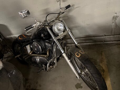 1998 Kawasaki VN800 Vulcan, чёрный, 5000000 рублей, вид 3