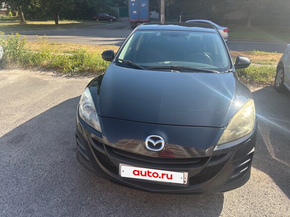 2009 Mazda 3 II (BL), чёрный, 810000 рублей - вид 2