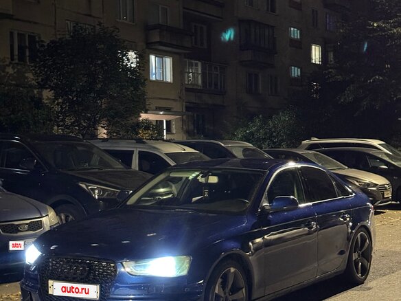 2008 Audi A4 IV (B8), синий, 1350000 рублей - вид 2