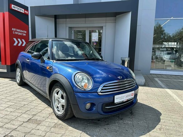 2013 Mini Hatch Cooper II (R56) Рестайлинг, синий - вид 4
