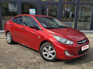 2012 Hyundai Solaris I, красный, 450000 рублей, вид 2