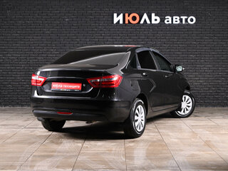 2017 Lada (ВАЗ) Vesta I, чёрный, 830000 рублей, вид 4