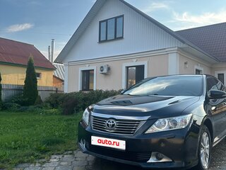 2012 Toyota Camry VII (XV50), чёрный, 1600000 рублей, вид 2
