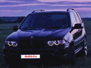 2005 BMW X5 3.0i I (E53) Рестайлинг, чёрный, 1250000 рублей, вид 5
