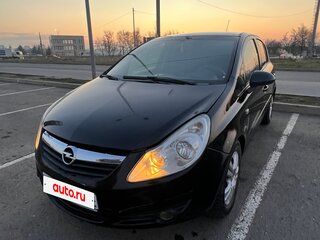 2007 Opel Corsa D, чёрный, 440000 рублей, вид 1