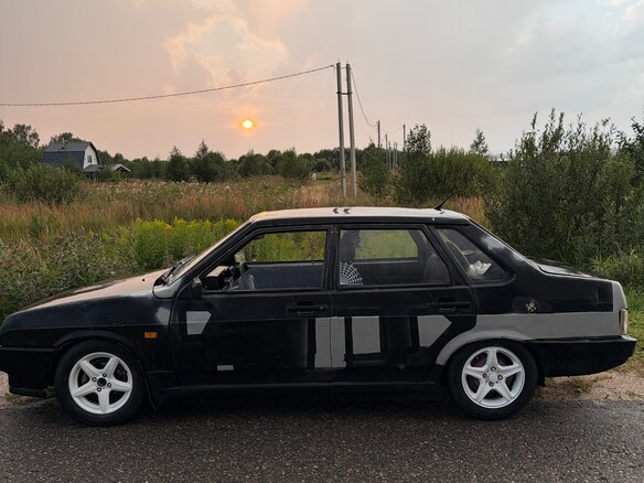 1997 Lada (ВАЗ) 21099, серый - вид 3