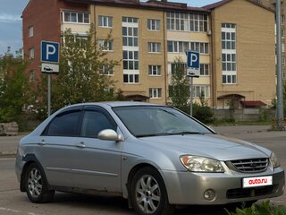 2004 Kia Cerato I, серебристый, 290000 рублей, вид 4
