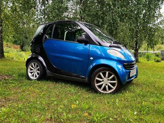 2000 Smart Fortwo City-Coupe I, синий, 382500 рублей, вид 4