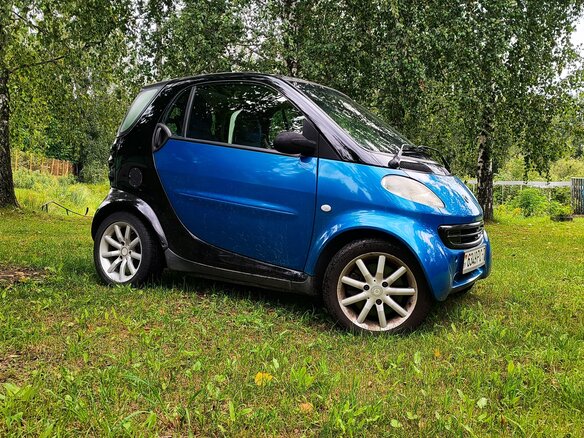 2000 Smart Fortwo City-Coupe I, синий, 381000 рублей - вид 3