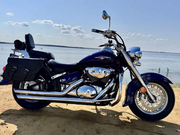 2006 Suzuki Boulevard C50, синий, 550000 рублей - вид 1