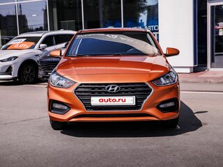 2018 Hyundai Solaris II, оранжевый, 1399000 рублей, вид 5