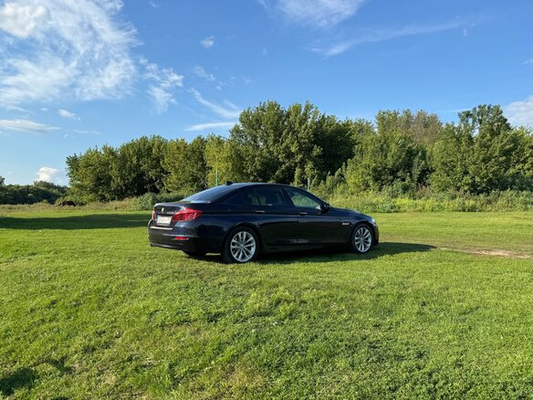 2015 BMW 5 серии 520d VI (F10/F11/F07) Рестайлинг, синий, 2700000 рублей - вид 4