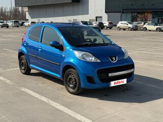 2012 Peugeot 107 I Рестайлинг, синий, 425000 рублей, вид 2