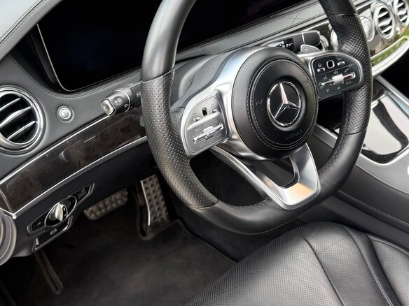 2019 Mercedes-Benz S-Класс 350 d Long VI (W222, C217) Рестайлинг, чёрный, 4250000 рублей - вид 24