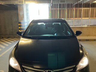 2015 Hyundai Solaris I Рестайлинг, чёрный, 1150000 рублей, вид 3