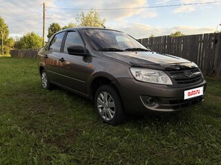2014 Lada (ВАЗ) Granta I, коричневый, 420000 рублей, вид 4