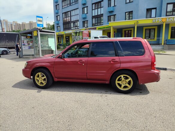 2003 Subaru Forester II, красный, 670000 рублей - вид 6