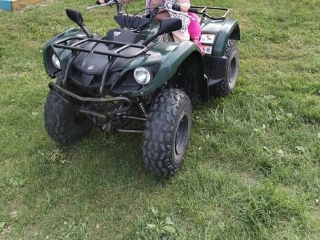 2012 Yamaha Grizzly 125, зелёный, 250000 рублей, вид 3