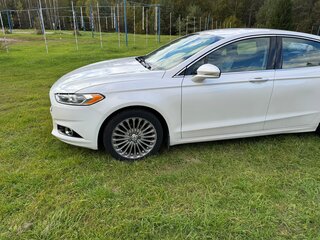 2015 Ford Fusion (North America) II, белый, 1280000 рублей, вид 4