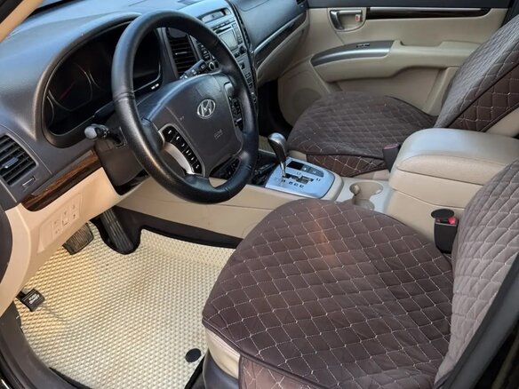 2011 Hyundai Santa Fe II Рестайлинг, чёрный, 1300000 рублей - вид 6