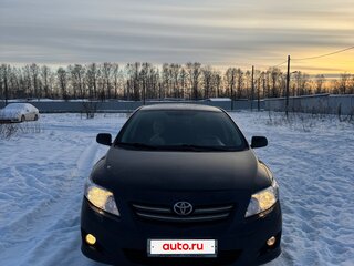 2008 Toyota Corolla AMT X (E140, E150), чёрный, 650000 рублей, вид 2