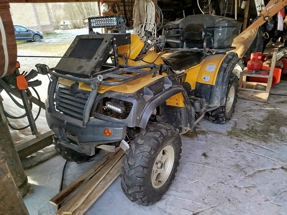 2009 CFMoto CF500-2А, жёлтый, 380000 рублей - вид 1