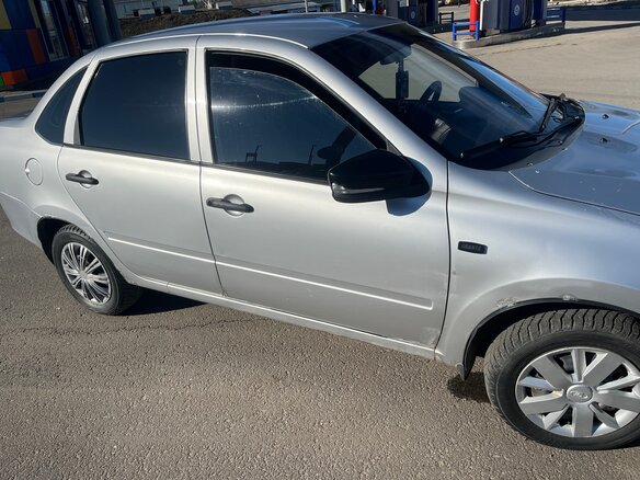 2012 Lada (ВАЗ) Granta I, серебристый, 320000 рублей - вид 8