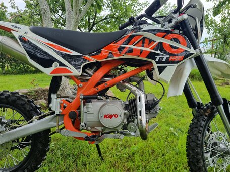 2024 Kayo Basic TT125, оранжевый, 105000 рублей, вид 4