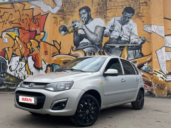 2013 Lada (ВАЗ) Kalina II, серебристый, 390000 рублей - вид 4