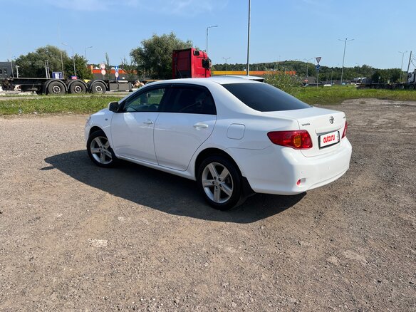 2008 Toyota Corolla AMT X (E140, E150), белый - вид 6