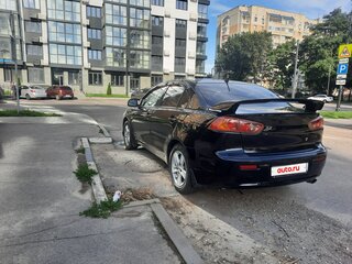 2007 Mitsubishi Lancer X, чёрный, 890000 рублей, вид 3