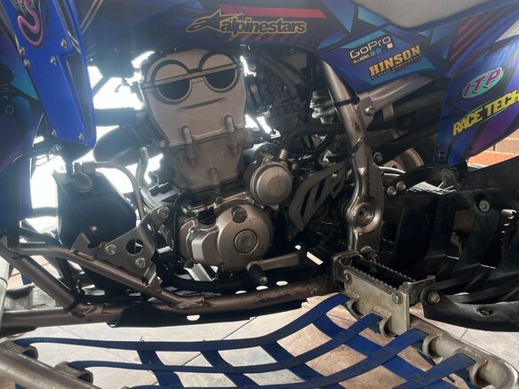 2007 Yamaha YFZ 450, синий - вид 7
