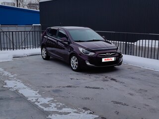 2011 Hyundai Solaris I, фиолетовый, 890000 рублей, вид 3