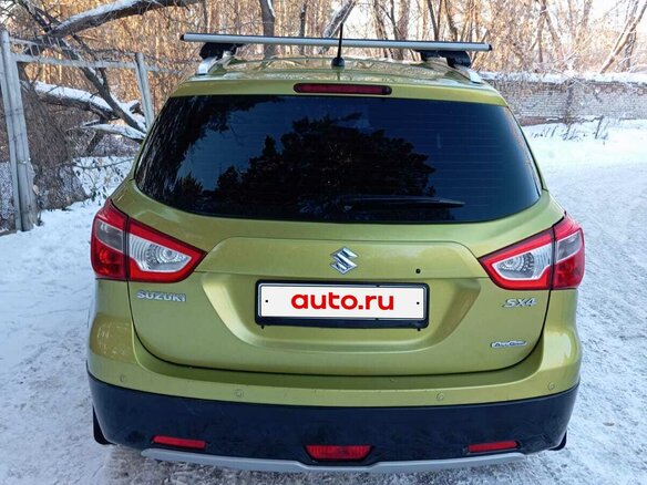 2014 Suzuki SX4 II (S-Cross), зелёный, 1200000 рублей - вид 4