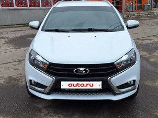 2019 Lada (ВАЗ) Vesta SW I, белый, 820000 рублей, вид 3