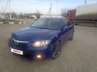 2008 Mazda 3 5-speed I (BK) Рестайлинг, синий, 600000 рублей, вид 2