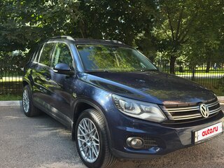 2012 Volkswagen Tiguan I Рестайлинг, синий, 1500000 рублей, вид 2