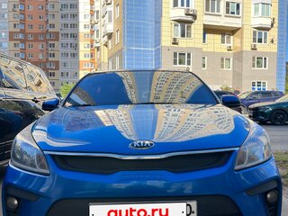 2019 Kia Rio IV, синий, 1450000 рублей, вид 4