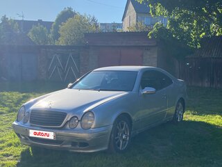 2000 Mercedes-Benz CLK-Класс 200 I (W208) Рестайлинг, серебристый, 300000 рублей, вид 3