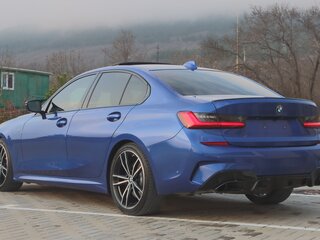 2019 BMW 3 серии 330d VII (G2x), синий, 4500000 рублей, вид 3
