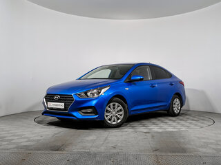 2017 Hyundai Solaris II, синий, 1145000 рублей, вид 1