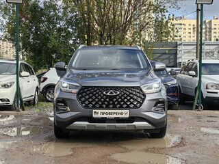 2023 Chery Tiggo 4 Pro I Рестайлинг, серый, 1439000 рублей, вид 2